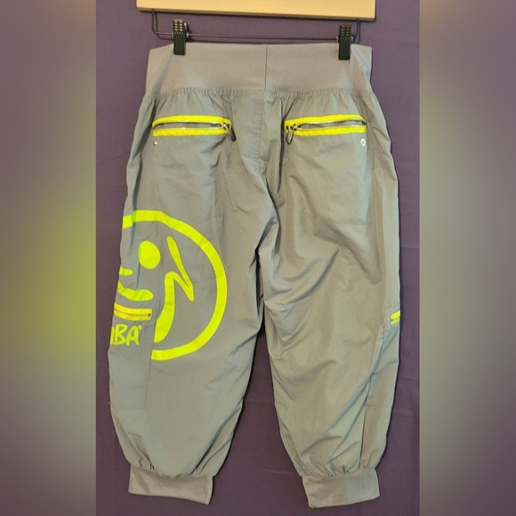 Zumba Fitness Gray Pants with Neon Highlights - Picture 5 of 5